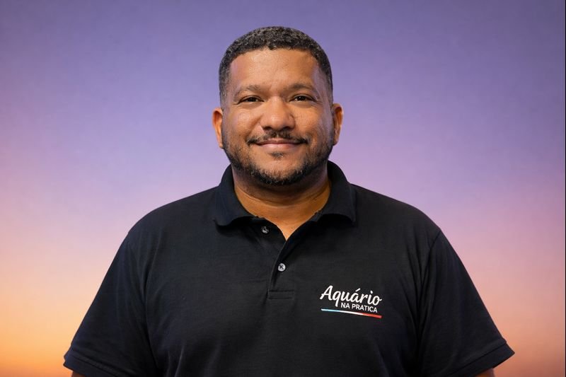 Leandro Acássio – Professor do curso Primeiro Aquário na Prática